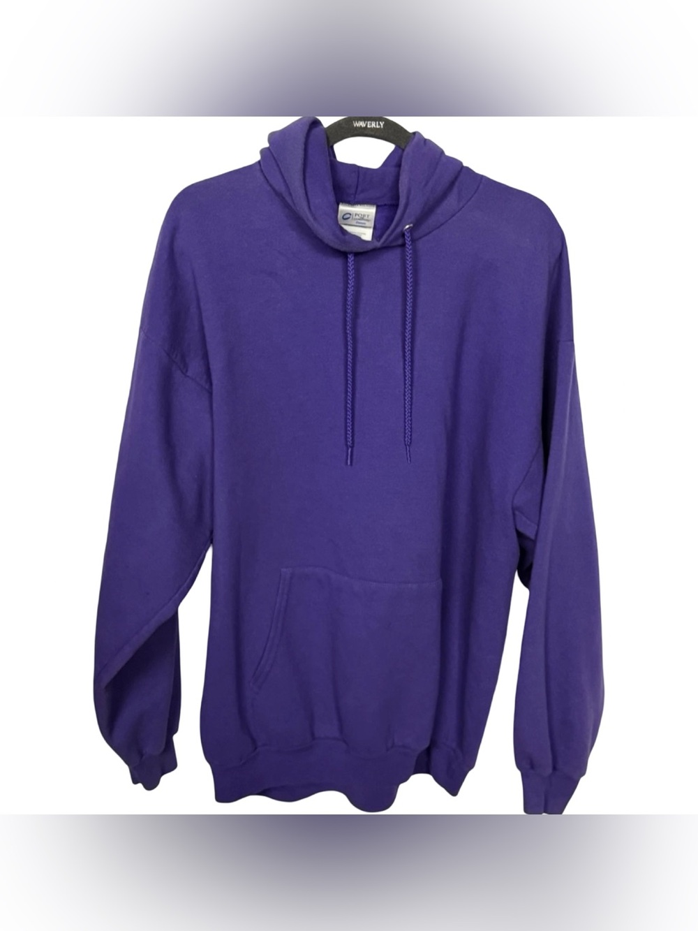 September birthday purple graphic hoodie women's size XL port authority